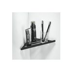 Grassi Vidalı Banyo Köşeliği Köşe Rafı Duş Şampuanlık Duvar Düzenleyici Organizer Raf 1 Adet 30x13x1,5 cm