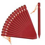 Grassman Çadır Kazıkları, 16'lı Paket 22,8 cm Ağır Hizmet Tipi Zemin Kazıkları Yansıtıcı Çekme Halatları, Hafif Ağırlık-Dayanıklı Güvenli Metal Sırt Çantasıyla Seyahat Kamp Oyunları