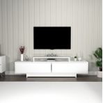 Grasyas Modern Dekoratif Tv Sehpası, Beyaz
