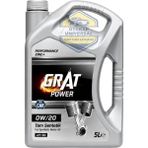 Grat 0W-20 Tam Sentetik Motor Yağı 5 Litre Apı Sn Benzinli Dizel Araç Yağı