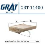 GRAT 11400 Polen Filtresi CLIO III Modus Twingo / Logan Sandero Duster / Micra K12 03- Note 07-