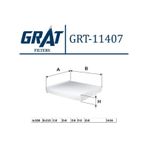 GRAT 11407 Polen Filtresi CLIO IV 12- Captur 13- / Logan 13- Sandero 13- / Micra K14 16-