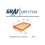 Grat 17101 Hava Filtresı Transit V184 Transit V347 2.2 TDCI 2.4 TDCI 2.5 DCI