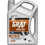 Grat 20W-50 Motor Yağı 3 Litre Apı Sl/cf Benzinli Dizel Araç Yağı