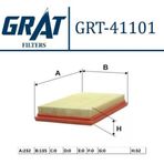 GRAT 41101 Hava Filtresi Micra K12 03-10 Note 07-10 Qashqai 07-11 1.5 DCI 1.6