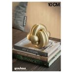 GRAUHAUS Beyaz Düğüm Dekoratif Obje – 10 CM Minimal Masa ve Raf Aksesuarı