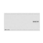 Gravastar Gaming Mouse Pad 80X40, Kaymaz Tabanlı, Su Geçirmez ve Hassas Yüzeyli Oyuncu Mousepad, Beyaz