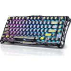 GravaStar Mercury K1 Lite RGB Kablosuz Mekanik İngilizce Q Siyah Gaming Klavye