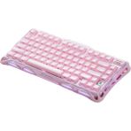 Gravastar Mercury K1 Rgb Kablosuz Mekanik Gaming Klavye, Alüminyum Çerçeveli, Ingilizce Q, Special Edition, Pembe