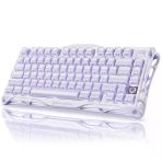 Gravastar Mercury K1 Rgb Linear Key Switch Ingilizce Q Ice Lavender Purple Kablosuz Gaming Klavye