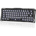 Gravastar Mercury V60 Kablolu Manyetik Switch Gaming Klavye Oyun İçin İngilizce Q - Renk - Siyah