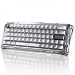 GravaStar Mercury V60 Pro Manyetik Switch Gaming Klavye, Kablolu, İngilizce Q, Deluxe Edition (Chrome Silver)