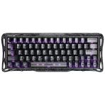 Gravastar Mercury V60 Pro Manyetik Switch Rgb İngilizce Q Cyber Frost Black Kablolu Gaming Klavye