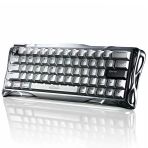 Gravastar Mercury V60 Pro Rgb Manyetik Switch İngilizce Q Chrome Silver Kablolu Gaming Klavye