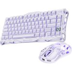 Gravastar Mercury V75 Hall Effect, Rapid Trigger 8.000 Hz Kablolu Manyetik Klavye + M1 Pro 26.000 Dpı Rgb Kablosuz Mouse Oyuncu Seti, Lavender Purple - Mor