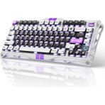 GravaStar Mercury V75 HE Gri RGB %75 TKL Magnetic Switch Kablolu Mekanik Oyuncu Klavyesi
