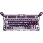 Gravastar Mercury V75 He Hall Effect Manyetik Switch Klavye, Hot-Swappable, Rapid Trigger, 8000Hz, 0.125Ms Düşük Gecikme, Kablolu, Rgb Işıklı, İngilizce Q, Iron Purple