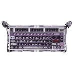 GravaStar Mercury V75 Pro HE Hall Effect Manyetik Switch Gaming Klavye, Hot-Swappable, Rapid Trigger, 8000Hz, 0.125ms Ultra Düşük Gecikme, Kablolu, RGB Işıklı, İngilizce Q, Iron Purple