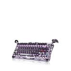 Gravastar Mercury V75 Pro He He Iron Purple Rgb İngilizce Q Kablolu Manyetik Switch Gaming Klavye - Mor