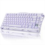 Gravastar Mercury V75 Rgb Manyetik Switch Ingilizce Q Lavender Purple Kablolu Gaming Klavye