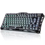 Gravastar Mercury V75 Rgb Manyetik Switch İngilizce Q Stealth Black Kablolu Gaming Klavye