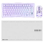 Gravastar V75 Manyetik Kablolu Gaming Klavye, M1 Pro Kablosuz Optik Mouse ve Mousepad Oyuncu Seti