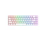 Gravion MK68 Lunor 3 Modlu RGB Mekanik Gaming Oyuncu Klavyesi Bluetooth, 2.4G wi-fi,Kablolu Red Switch Beyaz %65