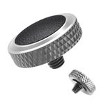 (Gray & Black) - JJC Soft Release Button for Fujifilm Fuji X100F X-T20 X-T2 X-PRO2 X100T X-E3 XPRO-1 X-T10 X100 X100S X-E2S X30 X20 X10
