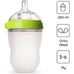 Gray Line Gry Antikolik Silikon Biberon 250 ml 3-6 Ay Yeşil Nel1 - BELİRTİLMEMİŞ