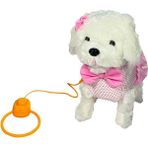 Gray Line Gry PFT-B025 Peluş Tasmalı Yürüyen Köpek Pembe -Vrd Nel1 - BELİRTİLMEMİŞ