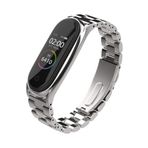 Grc Accessory Xiaomi Mi Band 5 Uyumlu Metal Kordon Kayış Klasik Baklava Desenli