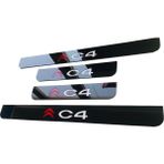 Great Master Citroen C4 2005 - 2009 Pleksi Kapı Eşiği Takımı Plakalık - Siyah