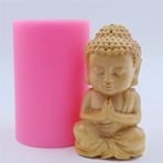 Great Mold Bronz Buda 3D Mum Kalıbı Mum Yapımı Sabun Kalıpları Polimer Kil Soğuk Porselen Silikon Kalıplar Reçine El İşi Kalıp