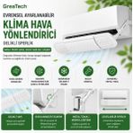 GreaTech Evrensel Ayarlanabilir Delikli Hava Yönlendirici Klima Aparatı Metal Tokalı Split Tipi Sperlik - 110 cm