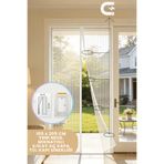 Greathings 105 x 205 cm Manyetik Mıknatıslı Tül Sineklik Pratik Kapı Sinekliği