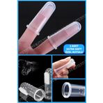 Greathings 2 Adet Silikon Parmak Evcil Hayvan Kedi ve Köpek Diş Fırçası Diş Kaşıma Fırçası Ultra Soft Kutulu