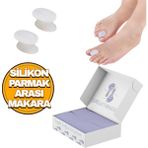 Greathings Ayak Parmak Arası Silikon Makara Başparmak Ayırıcı Şekil Düzeltici Makara Halluks 1 Çift