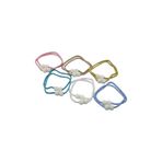 Greathings İBİCO ULB-024 ( 2PCS ) ( BONCUK TOPLU & MIKNATISLI ) ( RENKLİ İPLİ ) PERDE TOKASI