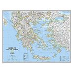 Greece Classic, tubed Wall Maps Countries & Regions: NG.P622111 (Reference - Countries & Regions) by National Geographic Maps published by NATIONAL GEOGRAPHIC MAPS DIVISION (2012)