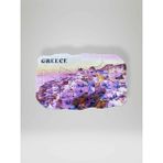 GREECE ( YUNANİSTAN ) Temalı Çatlatma Polyester Magnet Buzdolabı Süsü