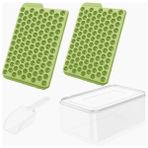 Green-1 Set Buz Buz Topu Suyu Yükseltilmiş Soğutma Silikon Makinesi Ezilmiş Tepsiler Araçlar Içecekler Mini Ücretsiz Kahve Buz Küpü Minik Kalıp Tepsisi (Yurt Dışından) - Ice Cream Sticks - Renkli