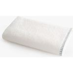 Green Black Tria Banyo Havlusu %100 Pamuk Jakarlı Krem-Mint 80X150 cm - 80 x 150 cm - Krem - Mint