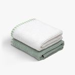 Green Black Vera 2'Li Mutfak Havlusu Krem-Mint