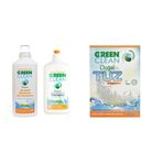 Green Clean 1 lt Bulaşık Makinesi Bitkisel Jel Deterjan+500 ml Parlatıcı+1500 ml Tuz