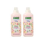 Green Clean Baby Bitkisel Çamaşır Yumuşatıcısı 1 lt - 2 Adet