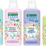 Green Clean Baby Organik Bitkisel Camasir Detarjani + Yumusatici + Leke Cikarici + Emzik Biberon Temizleyici