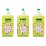 Green Clean Baby Organik Portakal Yağlı Bitkisel 500 ml x 3 Adet Emzik Biberon Temizleyici