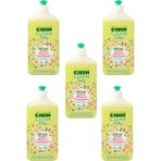 Green Clean Baby Organik Portakal Yağlı Bitkisel 500 ml x 5 Adet Emzik Biberon Temizleyici