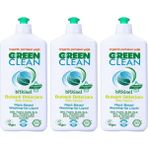 Green Clean Bitkisel Bulaşık Deterjanı Organik Portakal Yağlı 3'lü Set 730 ml Elde Yıkama İçin