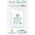 Green Clean Bitkisel Çamaşır Yumuşatıcı 5 Lt ve Easy Clean Yüzey 100' Lü